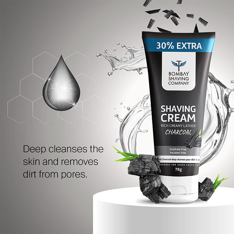 Charcoal Shaving Cream